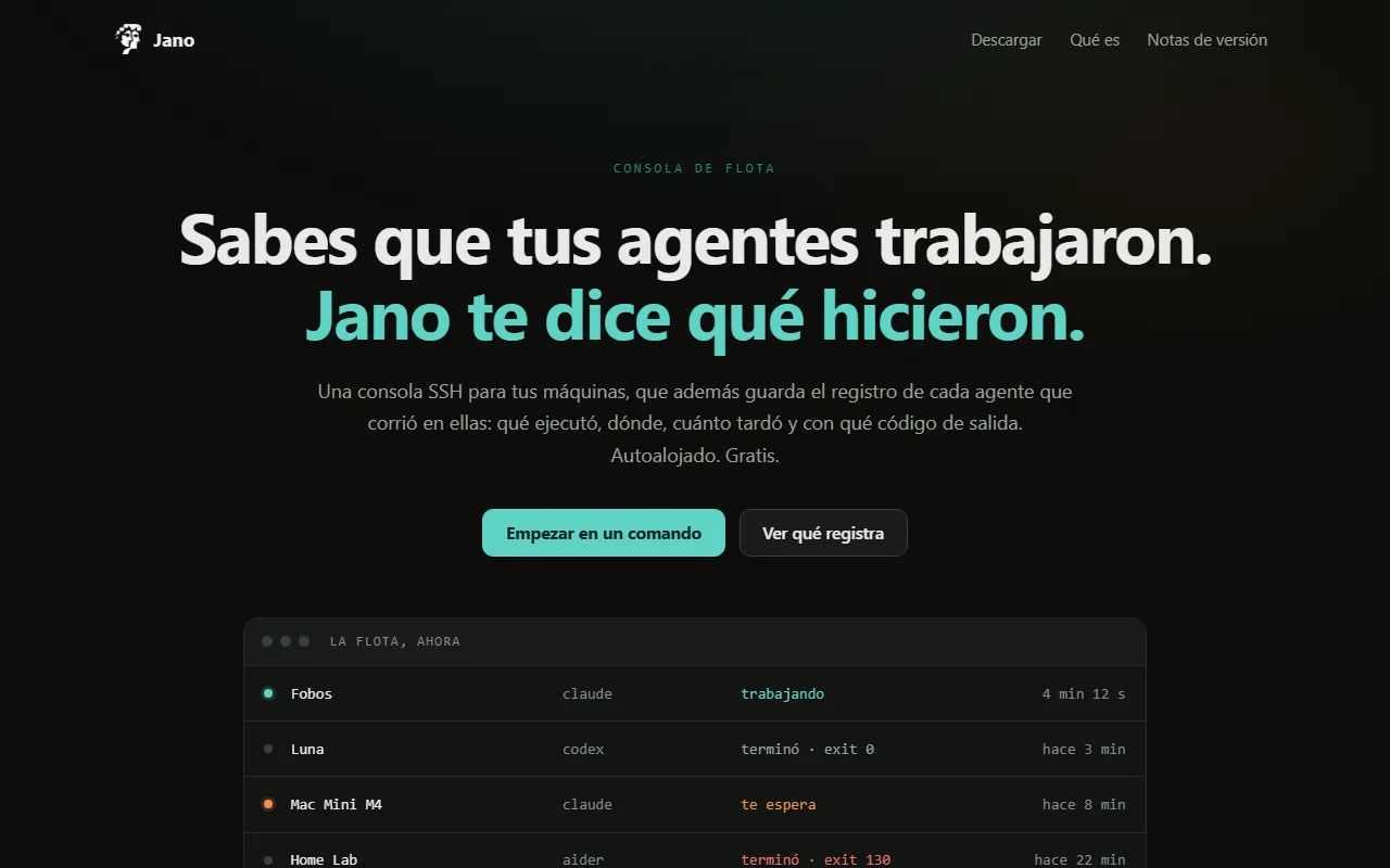 Jano — Escritorio