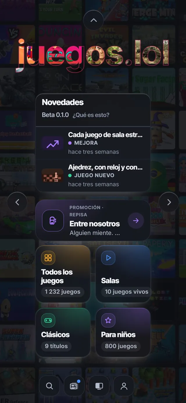 juegos.lol — Mobile